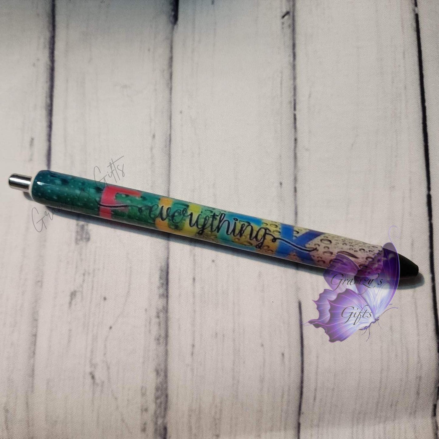 Custom Epoxy F**k Glitter Forever Pen